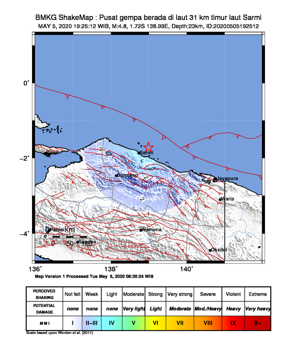 Ulasan Guncangan Tanah Akibat Gempa Lombok Timur 29 Juli 2018 | BMKG